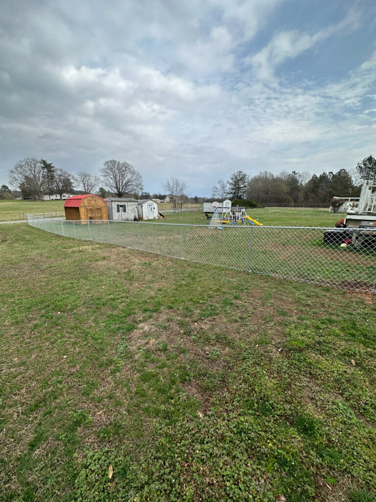 4 foot chainlink fence installed by Francis Brothers LLC