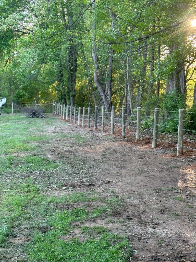 livestock fencing strand barbwire installed by Francis Brothers LLC