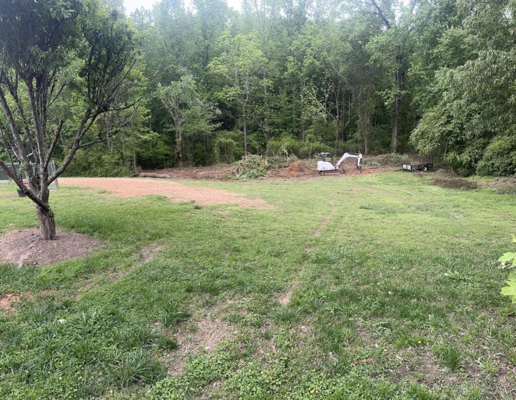 francis brothers team clearing land