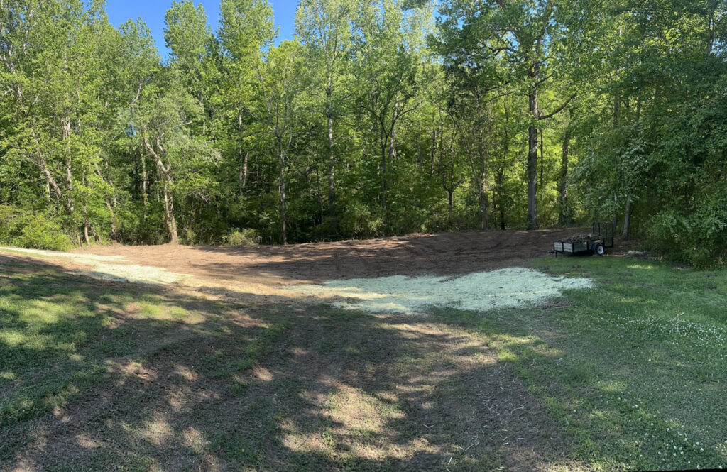 job site after francis brothers crew cleared property