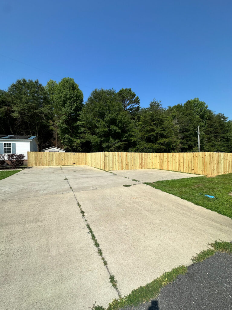 privacy fence installed by Francis Brothers LLC